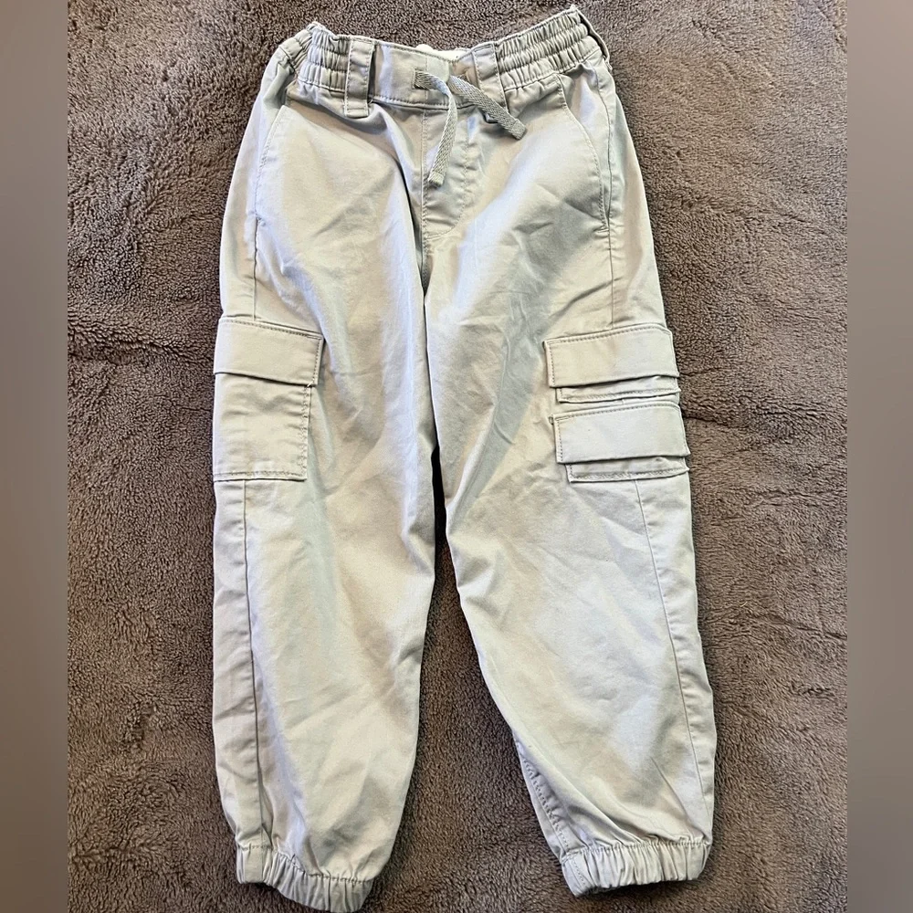Boys baggy cinched cargo pants 5 / 6